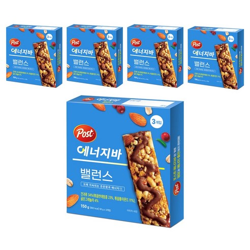 포스트 에너지바 밸런스 3p, 50g, 15개