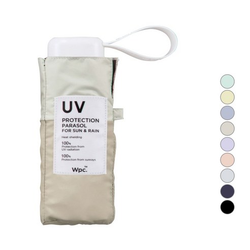 ☀️ 뜨거운 햇살, 🙅‍♀️ 끈적이는 불쾌함? 내 손안에 쏙 들어오는 작은 행복, Wpc. 경량 미니 암막 양산! wpc우양산