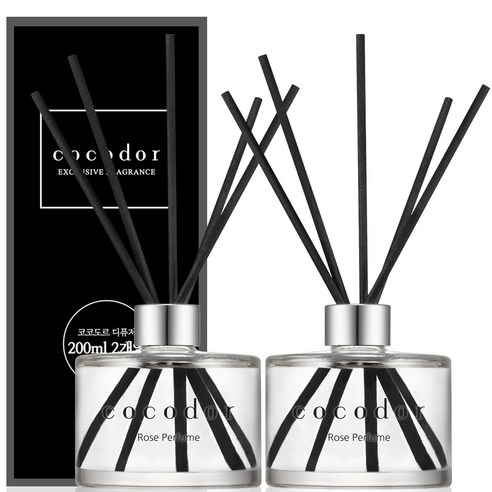 코코도르 디퓨저 200ml x 2p, 로즈퍼퓸, 2개