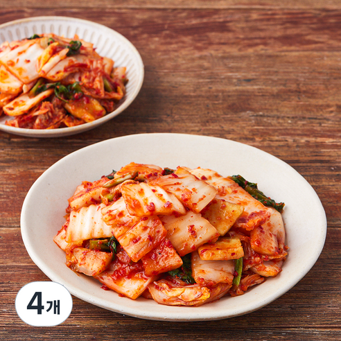 콕집어콕 콕 무맛김치, 1kg, 4개