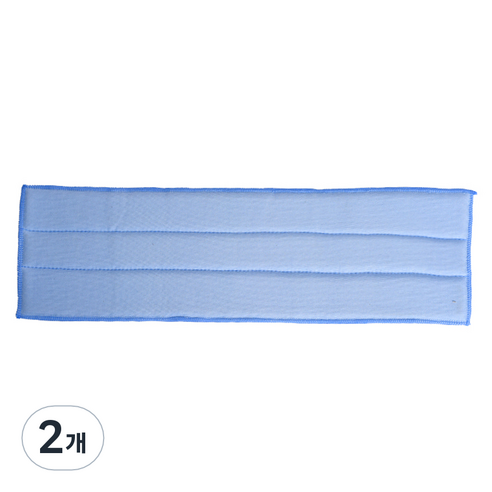 크린메이트 유리창닦이 얼룩제로 밀대패드 62 x 14 cm, 2개