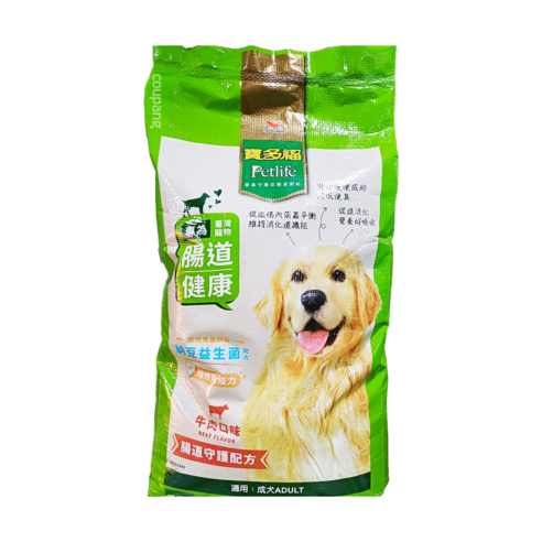 Petlife 寶多福 狗飼料 寵物食品 犬糧 PETLIFE  寶多福 美食犬餐 牛肉口味