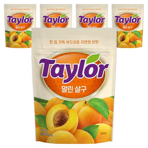 테일러 말린살구, 170g, 5개