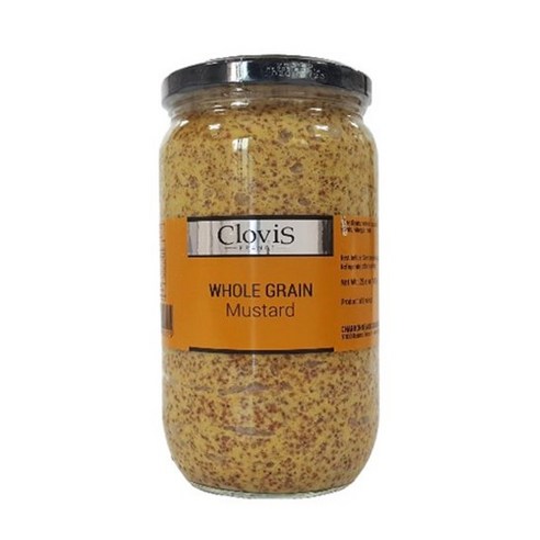 클로비스 홀그레인 머스타드, 770g, 1개 장/소스/드레싱/식초 클로비스 홀그레인 머스타드, 770g, 1개 장/소스/드레싱/식초