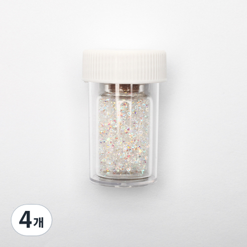 팔라 언포일 믹스 크리스탈AB 픽시스톤 네일아트 파츠 1.6mm, 투명, 4개