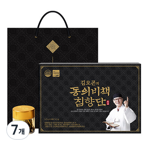 김오곤의 동의비책 침향단 30p + 쇼핑백, 112.5g, 7개