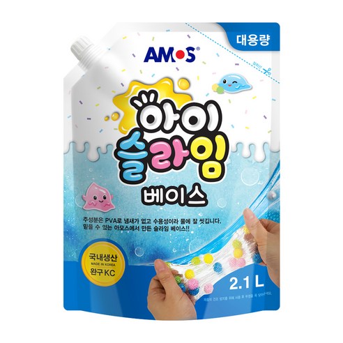 아모스 아이슬라임 베이스 2.1L, 1개, 단일색상