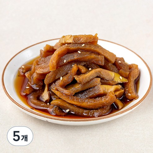 초록들 무말랭이 간장절임, 300g, 5개