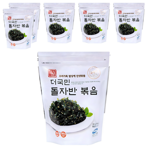 더국민 돌자반 볶음, 300g, 6개