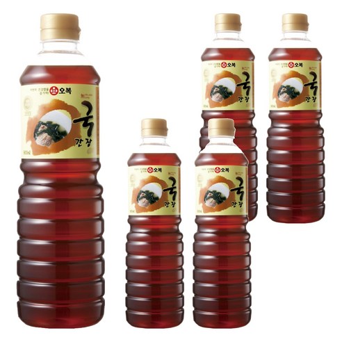 오복 국간장 골드, 900ml, 5개