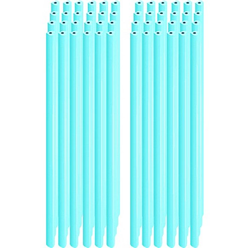 영아트 플라워 연필 B 하트 12p, 블루, 4개