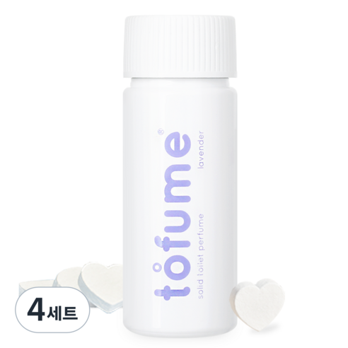 토퓸 화장실 방향제 본품 라벤더 30p, 24g, 4개