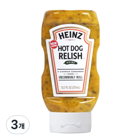 하인즈 핫도그 렐리쉬, 375ml, 3개
