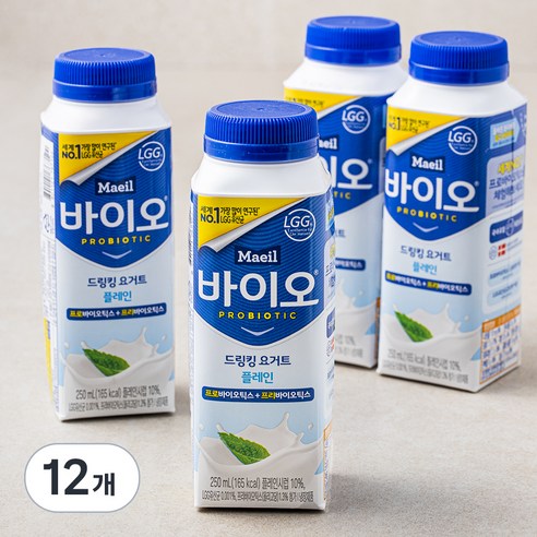 매일바이오 드링킹 플레인, 250ml, 4개입, 3개