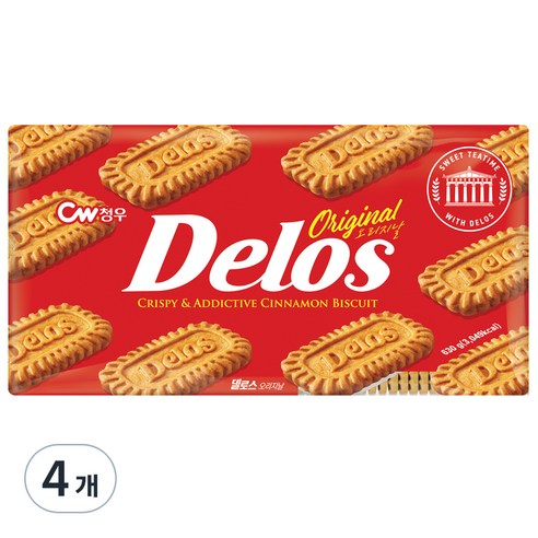 청우 델로스 오리지날 커피쿠키, 630g, 4개