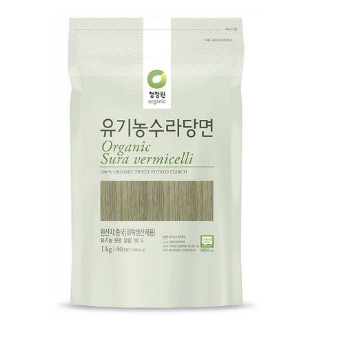 청정원 유기농 수라당면, 400g, 1개