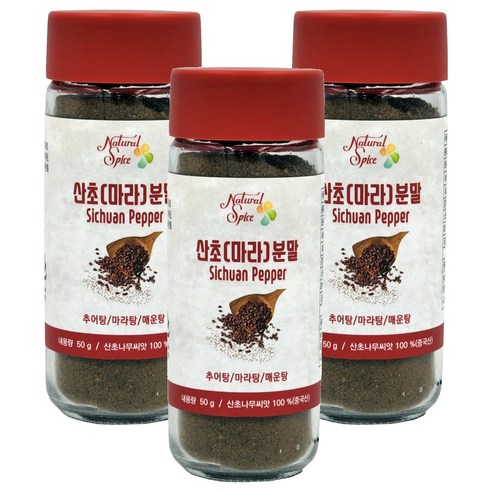 내츄럴스파이스 산초 마라분말, 50g, 3개