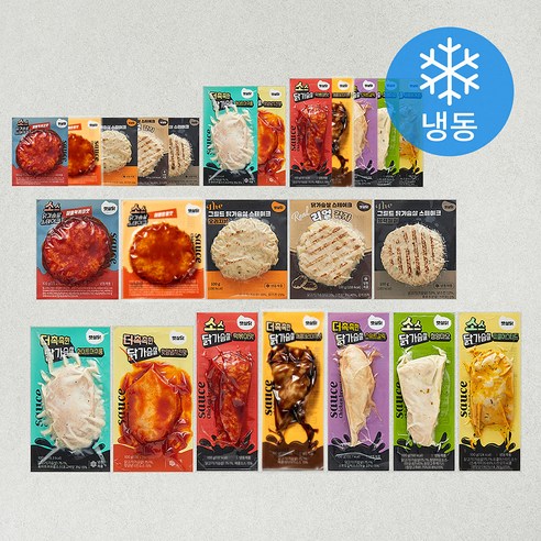 [로켓프레시] 햇살닭 더촉촉한 닭가슴살 100g x 12종 x 2개입 세트 (냉동)