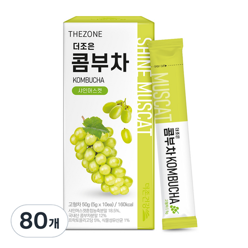 더존건강 더조은 콤부차 샤인머스켓, 5g, 10개입, 8개