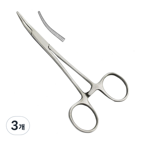 알리다 발톱 케어용 집게가위 12.5cm, 3개