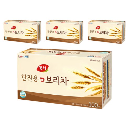 동서 한잔용 보리차, 1.5g, 100개입, 4개