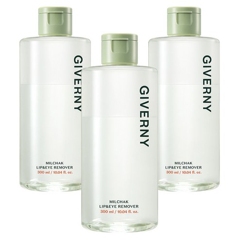 지베르니 밀착 립 앤 아이 저자극 리무버, 3개, 300ml