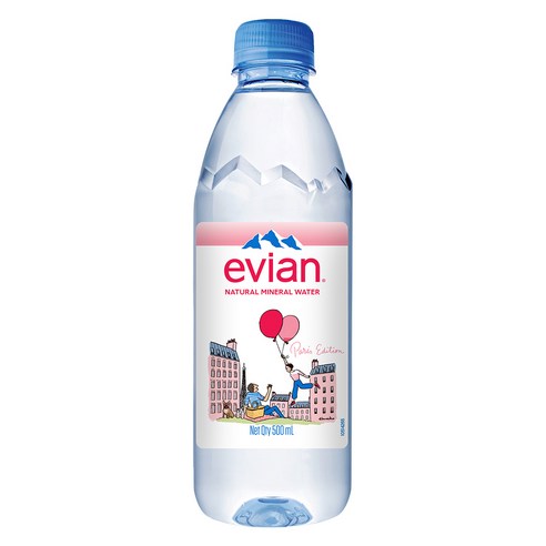 알프스의 시간이 빚어낸 청량함, 에비앙 미네랄워터로 건강한 수분 습관을!