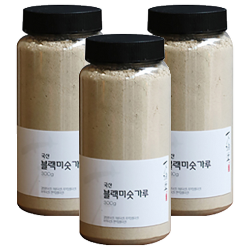방유당 블랙 미숫가루, 3개, 300g