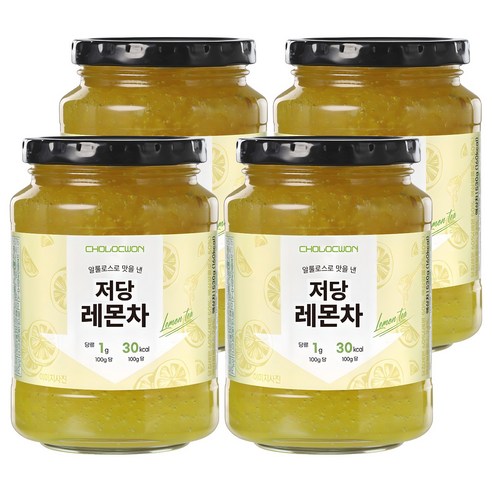 초록원 알룰로스 저당 레몬차, 530g, 1개입, 4개