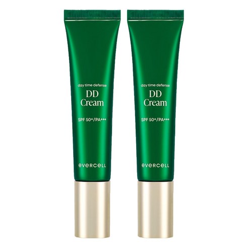 에버셀 데이 타임 디펜스 DD 크림 SPF50+ PA+++, 35ml, 베이지, 2개