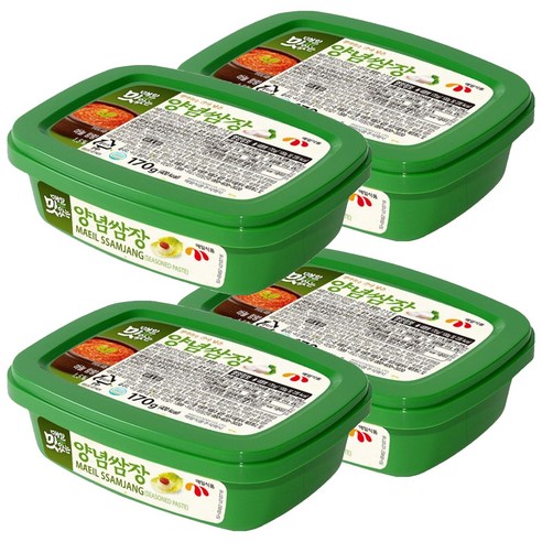 매일식품 매일 맛있는 양념 쌈장, 170g, 4개