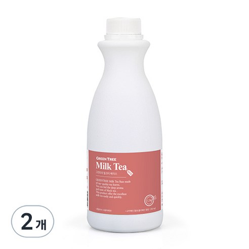 그린트리 밀크티베이스, 1.2kg, 2개