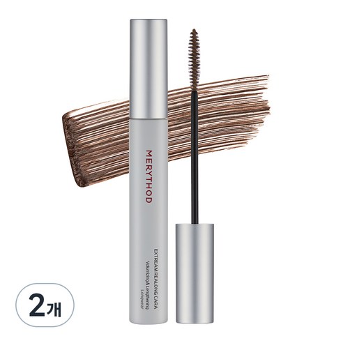 메리쏘드 익스트림 릴롱카라 8.5ml, 02 브라운, 2개