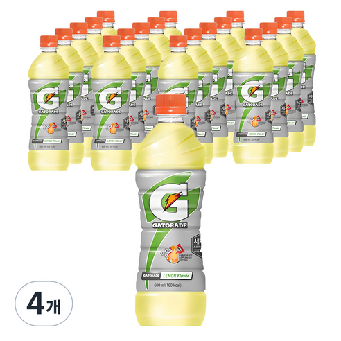 게토레이 레몬, 600ml, 80개