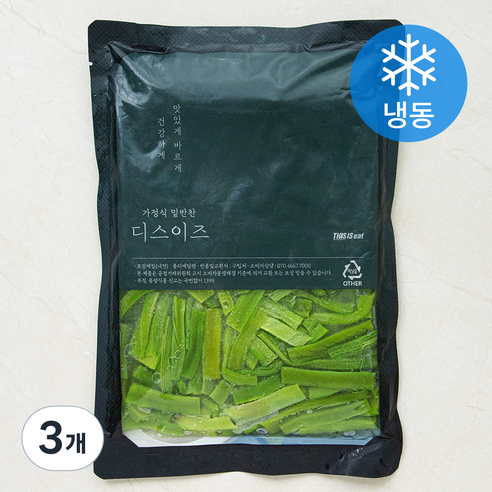 디스이즈 손질궁채 (냉동), 500g, 3개