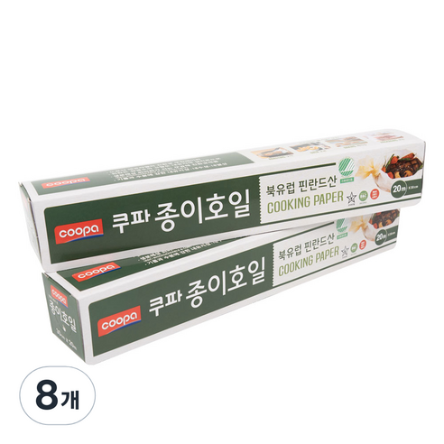 쿠파 종이호일, 20m, 1개, 8개
