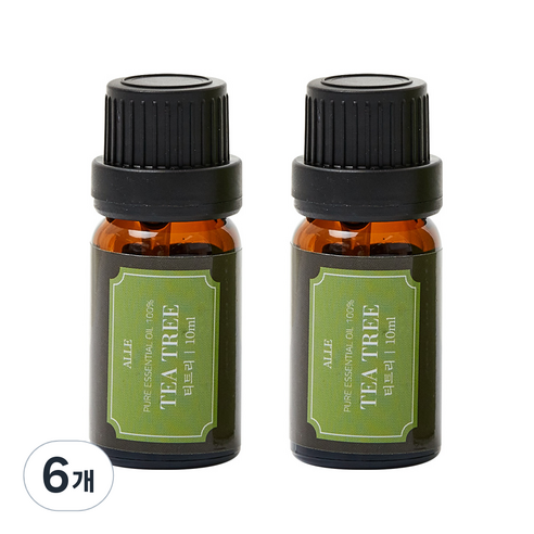 알레 비건 아로마 에센셜 오일 티트리, 10ml, 6개