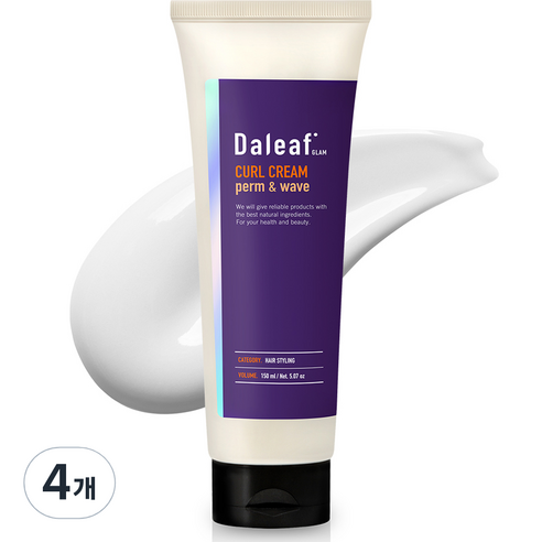 달리프 글램 컬크림, 150ml, 4개