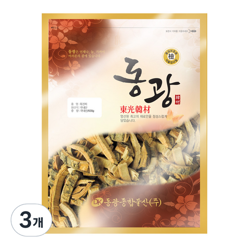 동광종합물산 목진피 국내산, 600g, 3개