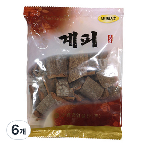 동광종합물산 절단계피, 100g, 6개