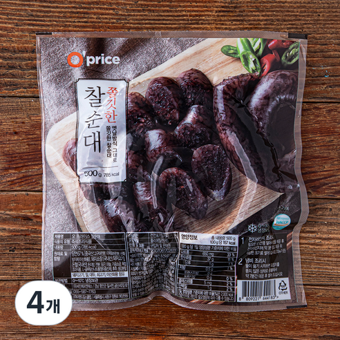오프라이스 찰순대, 500g, 4개
