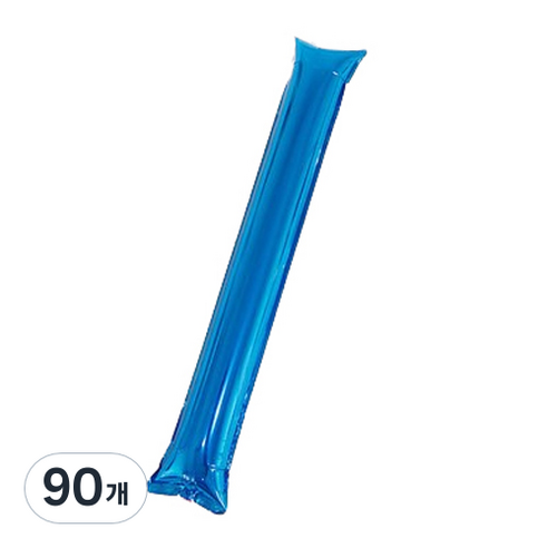 마켓감성 무패턴 치어스 풍선막대, 블루, 90개