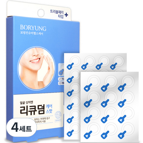 보령 리큐덤 케어 스팟 10mm 24p + 12mm 36p 세트, 60개입, 4세트