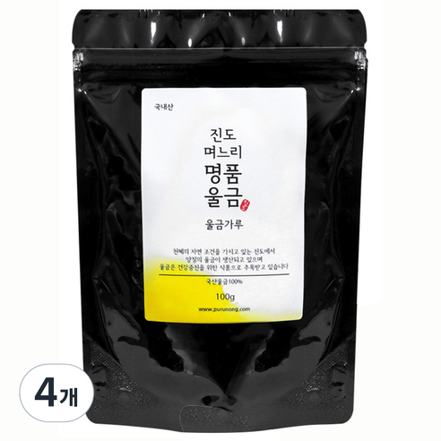 진도며느리 명품 울금가루, 100g, 4개