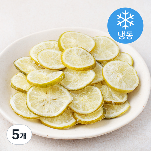 냉동 라임 슬라이스 (냉동), 5개, 500g