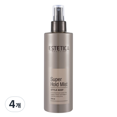 에스테티카 슈퍼 홀드 헤어미스트, 250ml, 4개