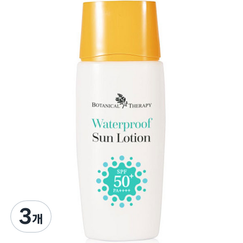 보타니컬테라피 유아용 워터프루프 썬로션 SPF50+ PA++++, 3개, 50ml