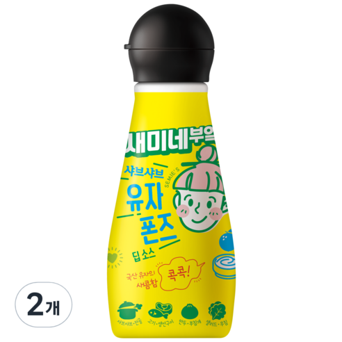 새미네부엌 샤브샤브 유자 폰즈 딥소스, 270g, 2개