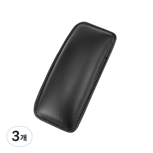 티커벨 무릎보호 쿠션 패드, 제트블랙, 3개