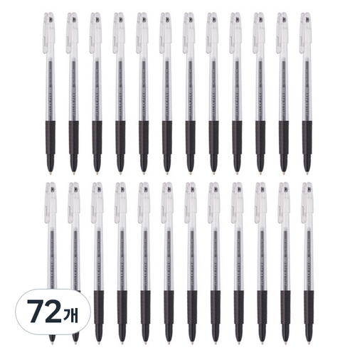 모나미 젤러펜 502 0.5mm, Black, 72개